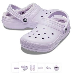 CROCS Lavender with Fur